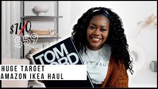 HUGE MODERN HOME DECOR HAUL | Target, Amazon, IKEA, HomeGoods, TJ MAXX