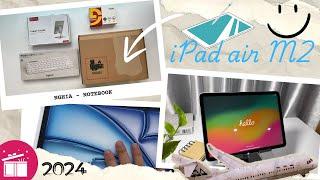  iPad Air 2024 11-inch M2 (Blue) Unboxing and Accessories Setup