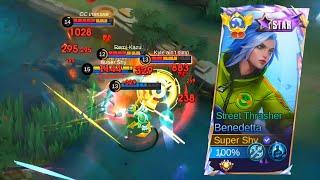 HOW TO DEAL THIS ANNOYING TANKY HERO IN EXP LANE USING BENEDETTA!!  | MOBILE LEGENDS