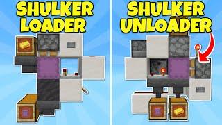 Minecraft Bedrock: EASY Shulker Box Loader & Unloader Tutorial! MCPE Xbox PC Switch PS5