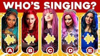 Guess Who's SINGING  Descendants: The Rise of Red ️ Red, Chloe, Jay, Uliana, Mal, Evie, Carlos...