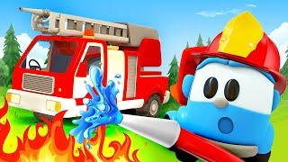 Sing with Leo! Car Cartoons for kids & Baby songs. The Fire Truck song for kids & vehicles for kids.