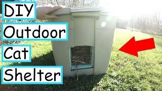 DIY Outdoor Cat Shelter