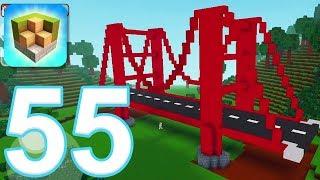 Block Craft 3D: City Building Simulator - Gameplay Walkthrough Part 55 - Golden Gate Bridge (iOS)