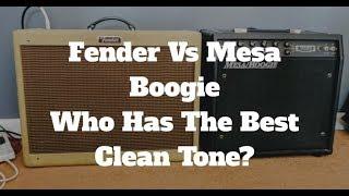 Fender Vs Mesa Boogie Valve Amps - Who Has The Best Clean Tone?