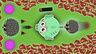 Mope.io HEDGEHOG DESTROYS DRAGON FROM HOLES | DRAGON DIES TO HEDGEHOG POISON | Mope.io Funny