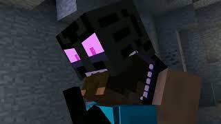 Enderman eat steve