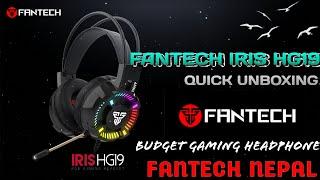 FANTECH HG19|BUDGET GAMING HEADPHONE|UNBOXING|FANTECH NEPAL||