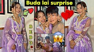 KASTO KHALKOREACTION HO YESTO//BEHY KO LEHENGALAYERW BUDA LAI SURPRISE//bebo_vlog️