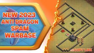 New 2023 Townhall 9 Anti Dragon Warbase With Link | Anti 3s  Th9 Warbase | Clash of Clans