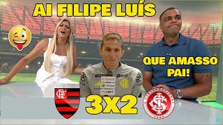 CHORA RENATA FAN KKK - FLAMENGO 3x2 INTERNACIONAL - OLHA O QUE ELA FALOU...