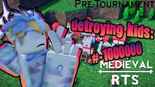 Roblox Medieval RTS - Destroying Kids #-100000