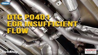 Diagnosing DTC P0401 EGR Insufficient Flow