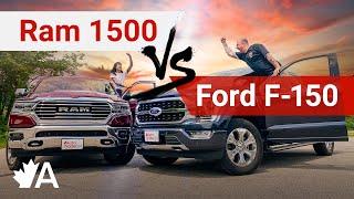 2021 Ford F-150 vs Ram 1500 Comparison Test: Battle of the Best-Sellers