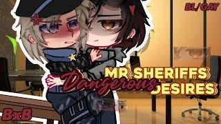 “Mr Sheriff’s 𝘿𝘼𝙉𝙂𝙀𝙍𝙊𝙐𝙎 Desires~” || BxB || BL/GAY || Gacha Mini Movie