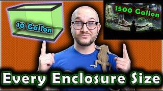 The BEST Reptile For EVERY ENCLOSURE SIZE! 10, 20, 40 to 1500 Gallon Enclosures!