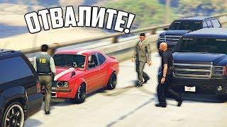 GTA 5 COPS & ROBBERS - АГЕНТЫ ФБР ЕДУТ ЗА ЯПОНСКИМ КОРЧЕМ ЗАЛЕТАЮЩИМ БОКОМ В ПОВОРОТЫ НАРУШАЯ ПДД!