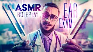 ASMR ROLEPLAY ‍️Ear Exam, Ear Cleaning & Hearing Tests TUNING FORKS