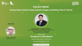 MASTERCLASS - Sinergi Dunia Usaha dengan Pendidikan Film & Televisi