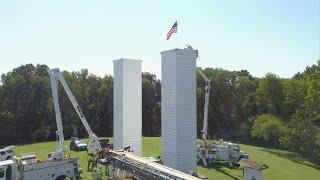 Artist creates miniature replica of Twin Towers as 9/11 tribute in Buena Vista