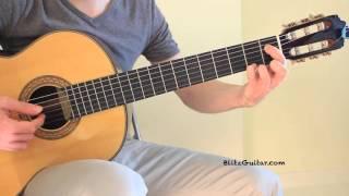 Lagrima Francisco Tarrega Classical Guitar Lesson with Tab