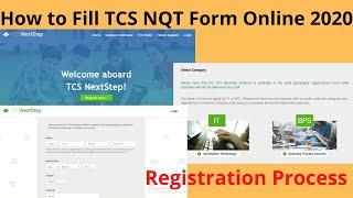 How to fill TCS NQT form online 2020-21 || TCS nextstep registration 2020 || By Tech Lecture