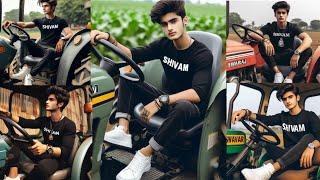 Viral Boy Tractor Drive Ai Photo Editing । How To Make Bing Image Creator । Bing Image Creator