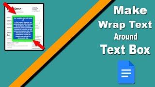 How to Make Wrap Text Around Text Boxes on Google Docs