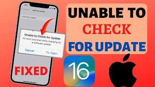 How to Fix Unable to Check for Update|How to fix Unable to Check For Update iOS 15|iOS 15.4|Ipad|ios