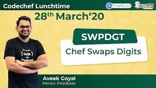 CodeChef March Lunchtime 2020 | Chef Swaps Digits | SWPDGT