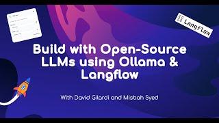 Build with Llama 3.1 using Ollama & Langflow