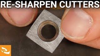 Sharpening Carbide Cutters (Woodturning How-to)