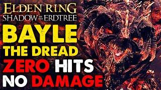 ELDEN RING: BAYLE THE DREAD NO DAMAGE BOSSFIGHT WITH DRAGON-HUNTER'S GREAT KATANA NG+