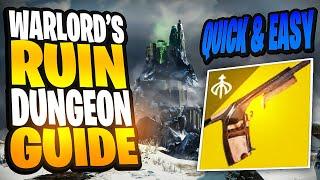 Warlord's Ruin FULL Dungeon Guide & Walkthrough (Super Easy)