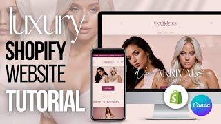 How To Make A Beauty/Hair Shopify Website | Shopify Tutorial For Beginners