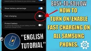 How To Turn On/Enable Fast Charging On Samsung Phones