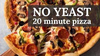 20 Minute NO YEAST Pizza