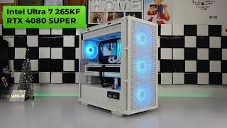 Intel Core Ultra 7 265KF + RTX 4080 SUPER  BUILT A HIGH-END PC WITH HIGH FPS IN GAMES