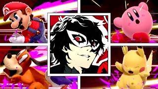 Every Character DESTROYED By Joker's Final Smash In Super Smash Bros Ultimate