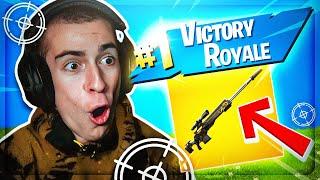 HO VINTO USANDO SOLO IL CECCHINO su FORTNITE!!!