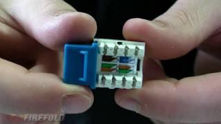 Networking 101: How To Punch Down Cat5/E/Cat6 Keystone Jack - FireFold