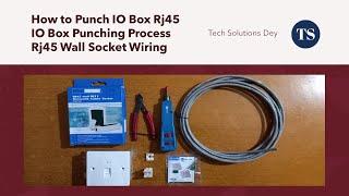 How to Punch IO Box Keystone | IO Color Coding | IO Box punching Tutorial