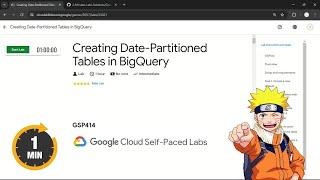 Creating Date-Partitioned Tables in BigQuery | #qwiklabs | #GSP414