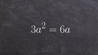 Learn how to use the zero product property to solve an equation