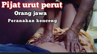 Stomach massage Pijat perut urut tradisional wanita