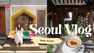 Seoul Korea Travel Vlog, week in my life cafe hopping + shopping  pt 1