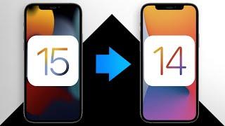 How to Downgrade iOS 15 to iOS 14! (Without Losing Data)