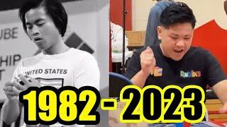 History of Rubik's Cube World Records 1982-2023 | 3x3