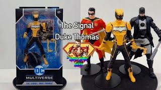 The Signal - Duke Thomas - DC Multiverse McFarlane Toy Quickie Review by the GayComicGeek