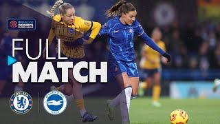 Full Match: Chelsea v Brighton & Hove Albion | Barclays WSL 2024-25